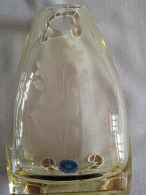 Retro krásná váza z hutního skla M.Klinger 60léta - 6