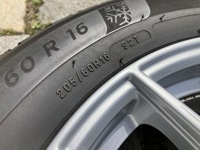 Alu kola AUDI A4 16" 5x112 zimní MICHELIN 205/60R16 7mm - 6