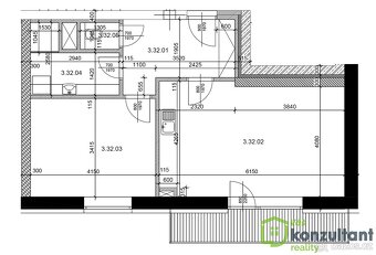 Prodej bytu 2+kk s balkonem a venkovním parkovacím místem - 6