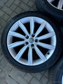 ORIGINÁL Alu AUDI A6, S6 R19, 5x112 - TOP STAV - 6