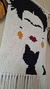 Boho tapiserie Frida s kočkou - 6