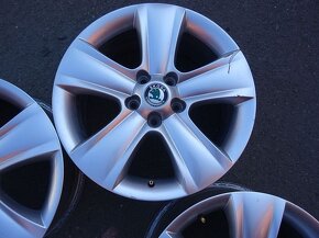 Alu disky origo Škoda Yeti 17", 5x112, ET 45, šíře 7J - 6