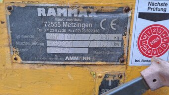 Valec Rammax RW1404, 1400kg, Hatz 2G40 - 6