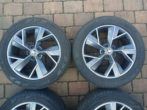 ALU kola,sada,ŠKODA TRIGLAV,originál,235/50 R19, 5x112,TOP - 6