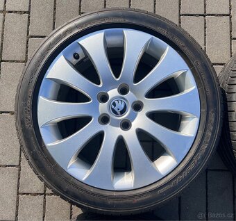 Škoda - 17" Venus + letní 225/45 Falken 95% - 6