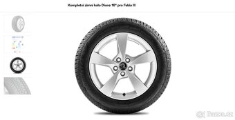 ALU kola ŠKODA 5x100 R16 NOVÁ zimní sada Rapid, Fabia 3 - 6