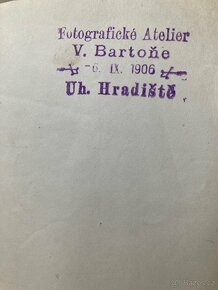 Václav Bartoň - Na svatbě (1906), 4 originálne fotografie - 6