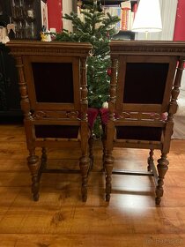 Staré čalouněné židle - 6