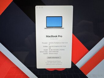 CTO MacBook Pro 15" 2017 i7 / 16GB / 500GB / Pro 560 - 6