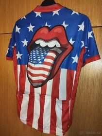 Cyklistický dres, ROLLING STONES styl USA, vel. M - 6