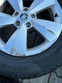 Komplet alu Škoda Kodiaq 5x112r17+215/65r17 zimní - 6