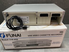 FUNAI 31D-850 videorekordér VHS - Zánovní - 6