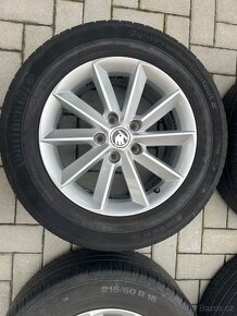 Kola 5x112 R16 ET45 s letními pneumatikami 215/60 R16 - 6