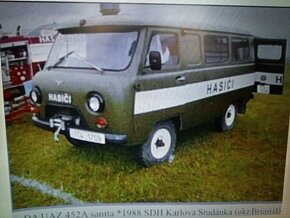 Prodám sběratelský model UAZ 452 Hasiči  Buchanka 1/43 - 6