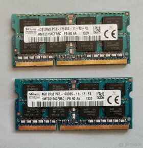 Paměti DDR3, DDR2 DIMM, SODIMM - 6