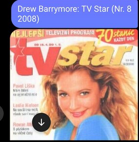Koupím tyto časopisy - na titulce DREW Barrymore - 6