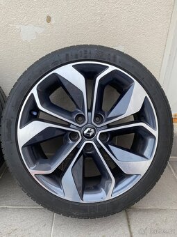 Alu OEM Renault r18, 7,5J - 5x114,3, ET 46 - Letní pneu - 6