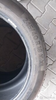 Prodám 2 x letní pneu Continental 245/40/18 - 6