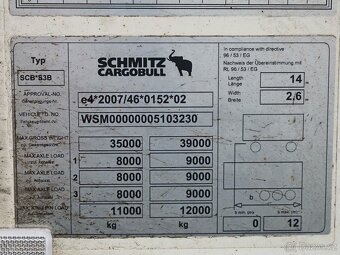 Schmitz CARGOBULL SKO 24 L, CARRIER MAXIMA 1300, PŘÍČKA, DVA - 6