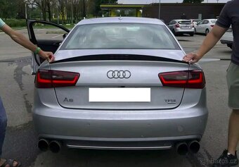 AUDI A6 C7 C7.5 4G spoiler kridlo lipko na kufor - 6