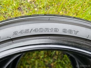 2x Letní pneu Bridgestone Potenza S001 - 245/40 R19 XL - 80% - 6