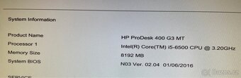 HP ProDesk 400 G3 MT Business PC - 6