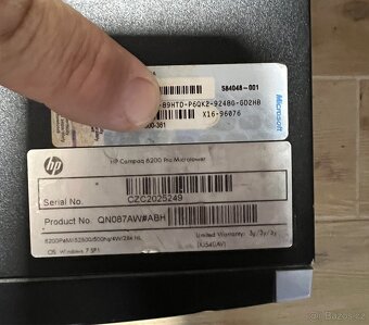 HP compaq 6200 , Intel i5 3,3Ghz , 500 GB disk , - 6