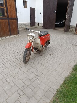 Jawa pionýr s původní SPZ i TP - 6