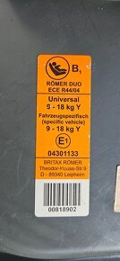 Autosedačka Britax Römer - 6