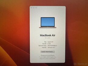 MacBook Air 13" 2020 M1 / 8GB / 256GB - 6