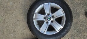 R15 6,5J, 5x112, ET 50, pneu zimní 195/60 Nokian - 6