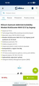 ELEKTROKOLOBĚŽKA NINEBOT MAX G2 - 6