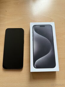 Apple IPhone 15 pro max černý - 256 gb, Top stav - 6