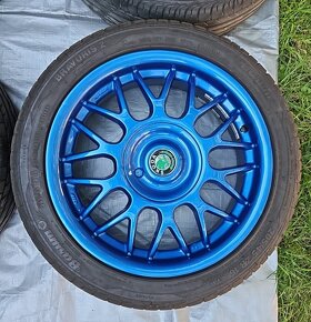 R16 Škoda Felicia 4x100 s letními pneu 2xBarum 2xBridgestone - 6