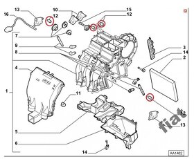 Nový motorek klimatizace Stilo Bravo 2 Delta 3 - 6