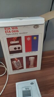 retro teplovzdušný ventilátor,ETA - 6