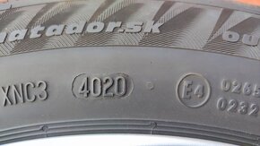 Zánovní zimní sada orig.AL kol Škoda + pneu Matador R16 - 6