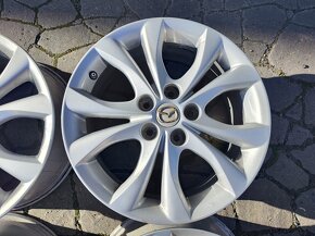 17"alu sada disků 5x114 origo Mazda 3 5 6 TPMS senzory - 6