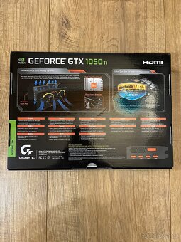 Grafická karta GIGABYTE GeForce GTX 1050 Ti OC 4G - 6