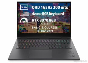 HP OMEN 16 - Herní notebook - Ryzen 7, RTX 3070, 165Hz - 6