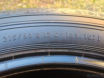 2x Letní ZÁTĚŽOVÉ pneu Continental Van - 215/60 R17C - 90% - 6