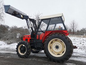 ZETOR 7245 S ČELNÍM NAKLADAČEM QUICKE A SPZ - 6