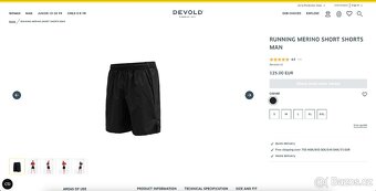 Běžěcké kraťasy Devold Running Merino Short Shorts Man - 6