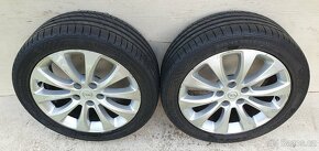 Alu kola Opel 17" 5x110, letní Kumho 225/45ZR17 - 6