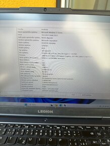 Herní notebook Lenovo Legion 5, GeForce RTX 3070 , AMD ryzen - 6