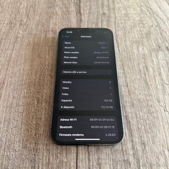 iPhone 13 Pro 128GB graphite, pěkný stav, 12 měsíců záruka - 6