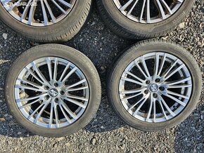 ALU kola MSW OZ 5x112 235/45 R17 Letní Pirelli. - 6