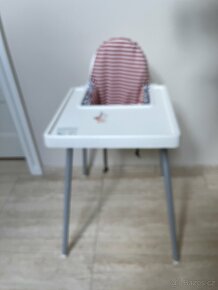Dětská postýlka 120x60 + stolička, IKEA - 6