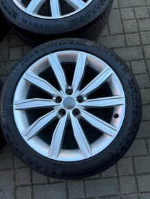 ORIGINÁL Alu AUDI A6, S6 R19, 5x112 - TOP STAV - 6