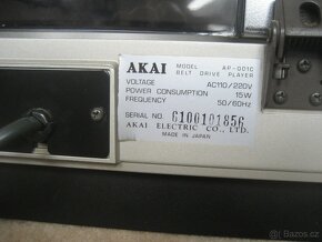 Prodám Gramofon AKAI AP 001C - 6